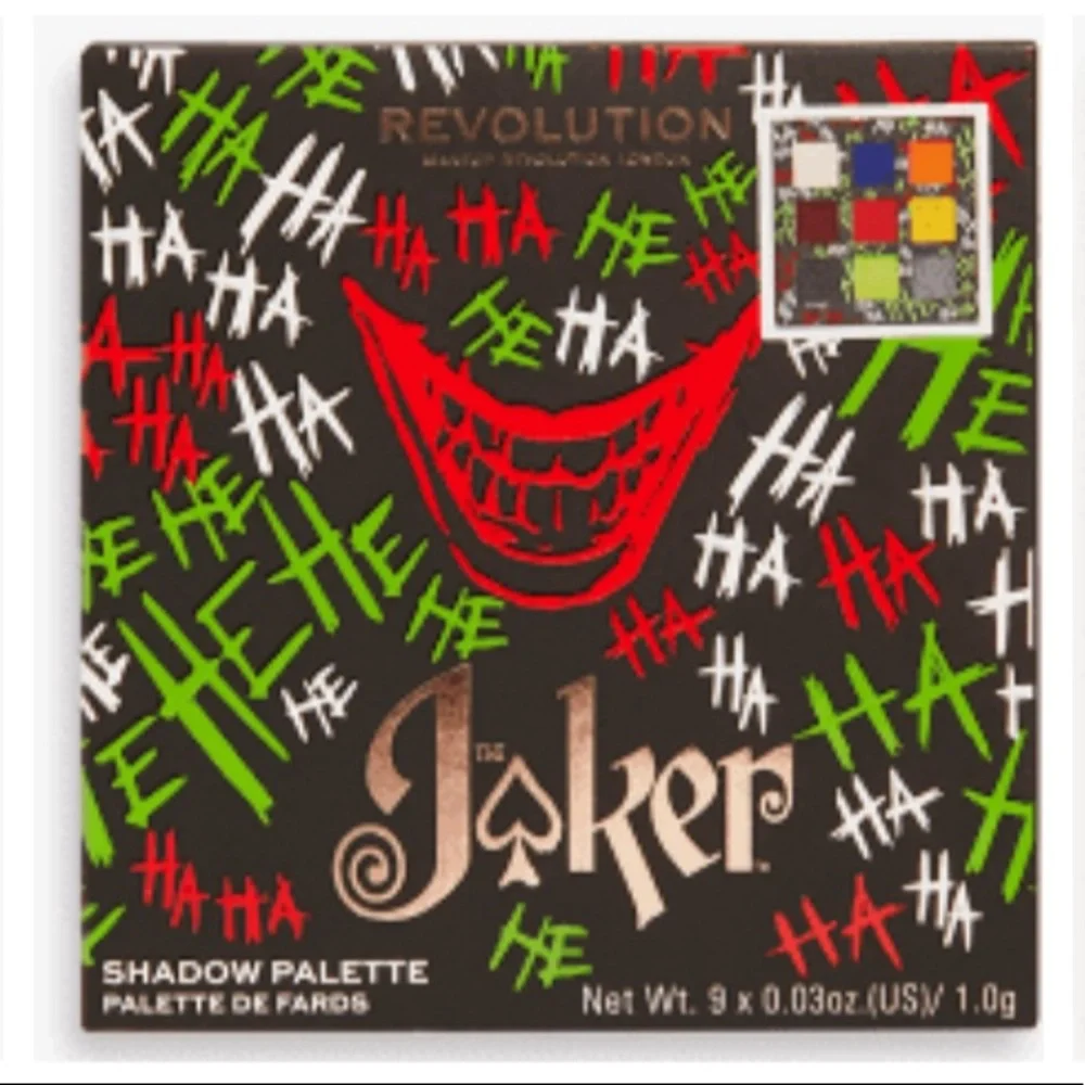 DC‎ Comics Batman x Revolution Joker Why So Serious Eyeshadow Palette